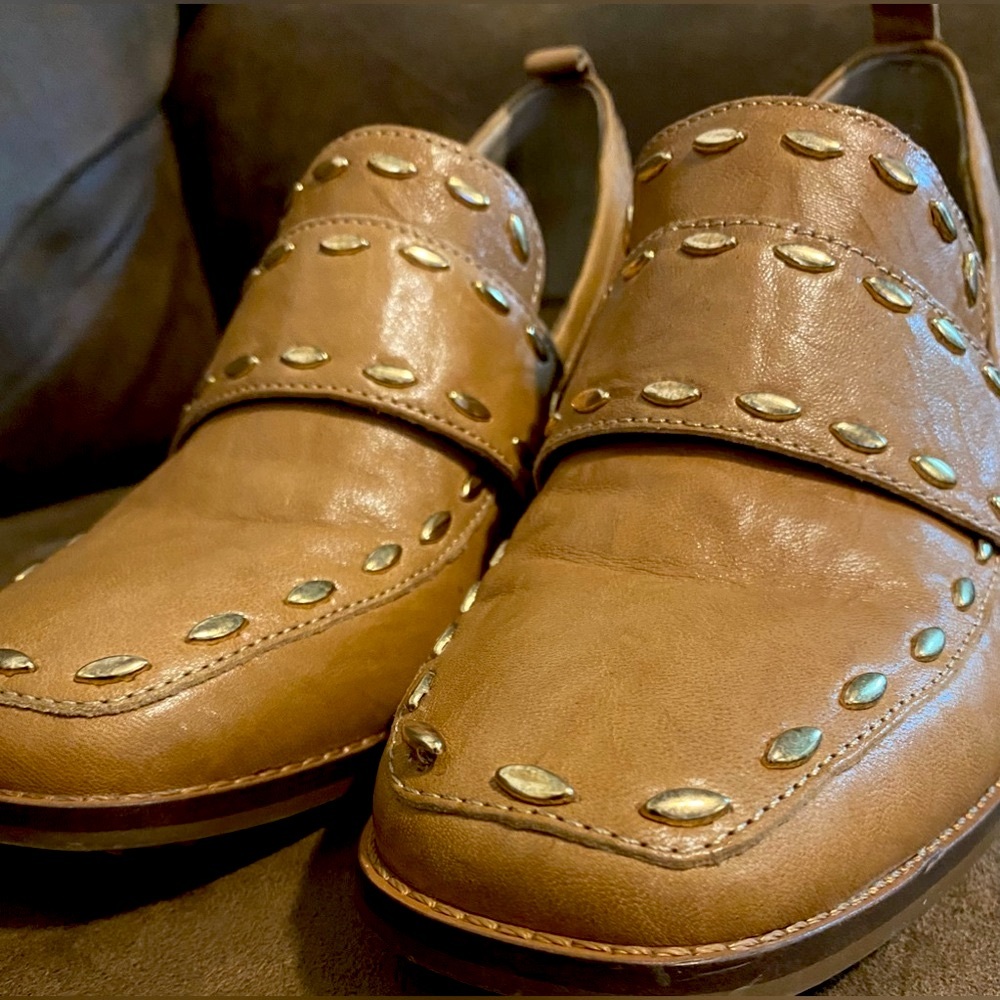 Kelsi Dagger Brooklyn Involve Leather Loafer 2.25-inch Stacked Heel Size 9.5 - Picture 7 of 13